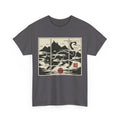 Ukiyo-e Inspired Mist Cat Triptych Tee