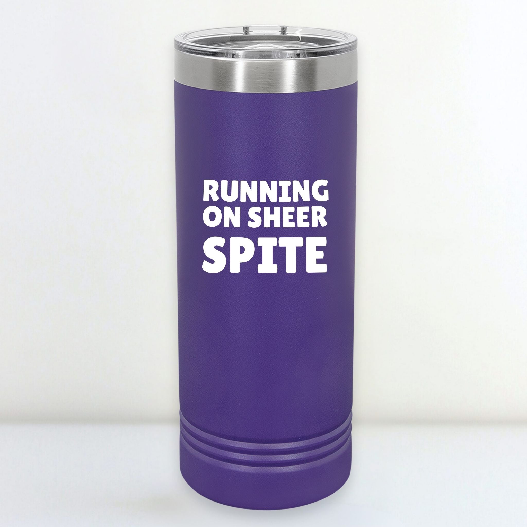 22oz Skinny Tumbler — Durable Powder-Finish Travel Cup (17 Colors)