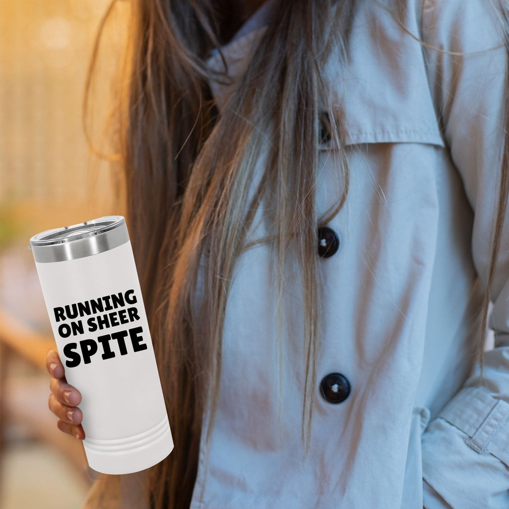 22oz Skinny Tumbler — Durable Powder-Finish Travel Cup (17 Colors)