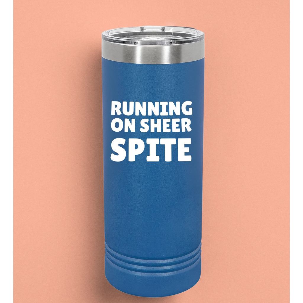 22oz Skinny Tumbler — Durable Powder-Finish Travel Cup (17 Colors)