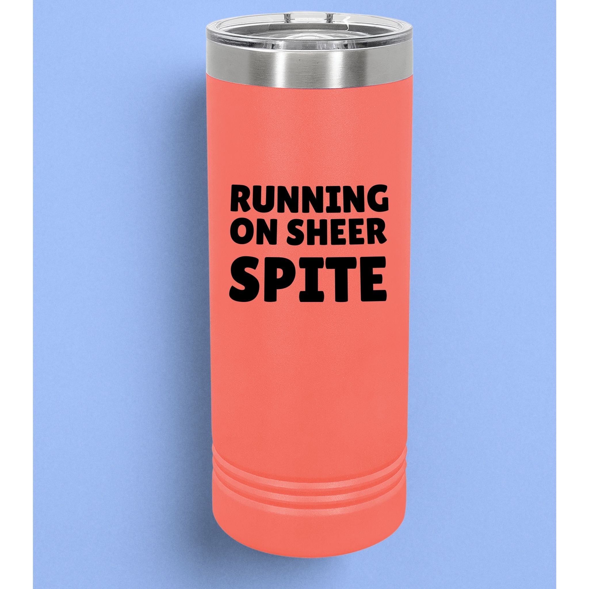 22oz Skinny Tumbler — Durable Powder-Finish Travel Cup (17 Colors)