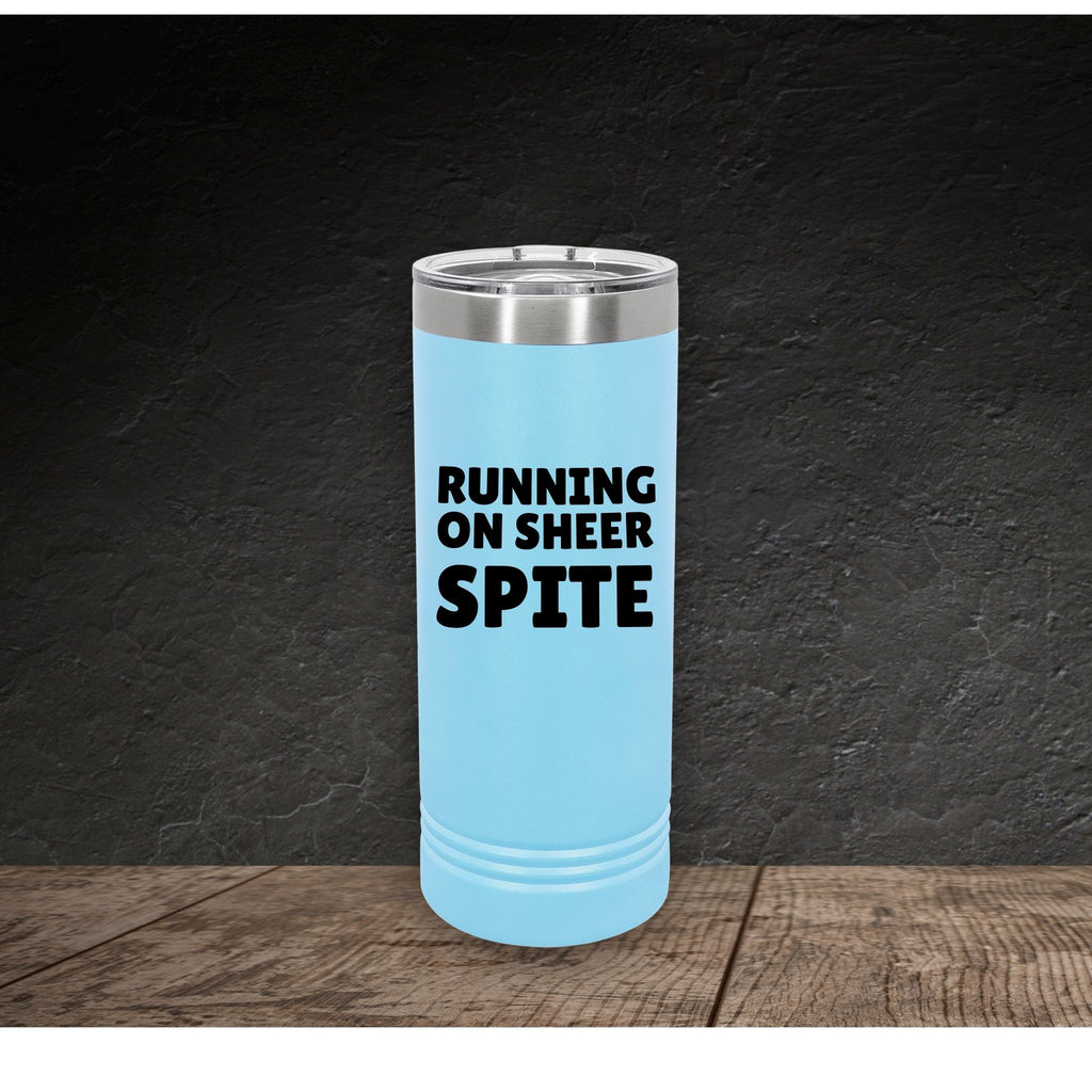 22oz Skinny Tumbler — Durable Powder-Finish Travel Cup (17 Colors)