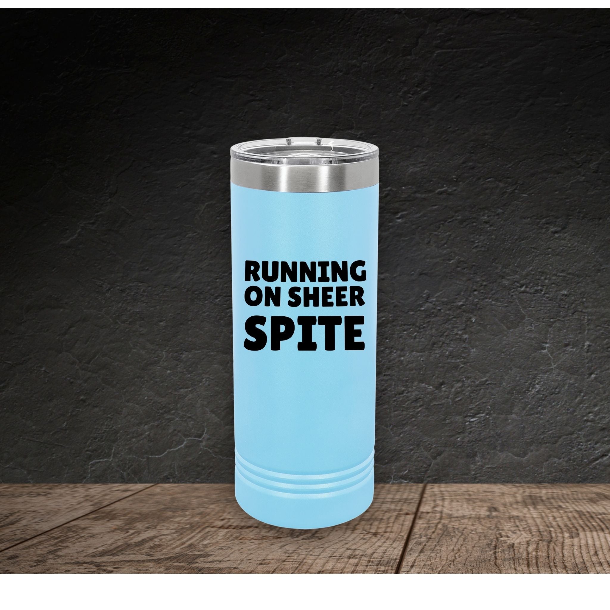 22oz Skinny Tumbler — Durable Powder-Finish Travel Cup (17 Colors)