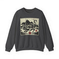 Ukiyo‑e Cat Triptych Crewneck Sweatshirt